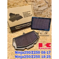 Pro Washable Air Filter Kawasaki Ninja250 Ninja400 Z250 Ninja 250 300 400 Z400 Penapis Angin Premium