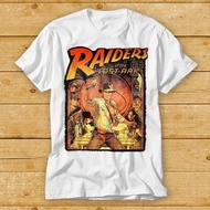 Movie Retro Style, "RAIDERS ", Pure Cotton Breathable, Treasure RAIDERS Pattern T-Shirt