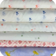 KAIN LANGSIR Corak Bunga Bidang 60" / Polyester printed floral fabric / Tc Bercorak ready stock kain langsir meter