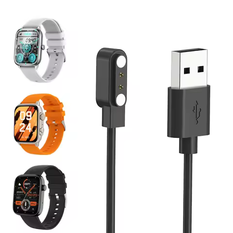 Smartwatch Charger Adapter USB Charging Cable For Colmi C81/P71/P73/V68/P9/P8 Plus/P28/P45/C61/C60/i