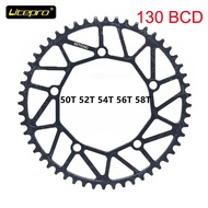 Folding Bike 130BCD Chainring Single Speed BMX Bicycle Narrow Wide 50T 52T 54T 56T 58T