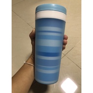 Water Bottle Blue Striped