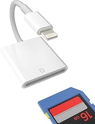 SD Card Reader for Apple iPhone 14 13 12 11 Pro Max 7 8 Plus X SE XS XR for iPad Air Tablet Adapter 