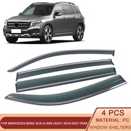 For Mercedes-Benz GLB-Class (X247) 2019-2023 Car Window Sun Rain Shade Visors Shield Shelter Protect