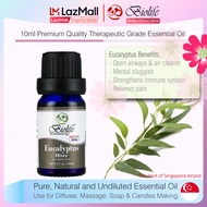 Biolife Eucalyptus Dives Therapeutic Grade Pure Natural Essential Oil (10ml Single-Note 0il), Made with Botanical Extract, for Diffusers, Humidifier, Massage, Aromatherapy, Candle Making, Skin and Hair Care