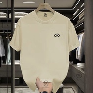 !!! Distro Alo Text Black Quality T-Shirt Premium Short Sleeve T-Shirt T-Shirt Cotton Combed 30s T-S