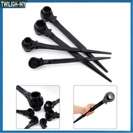 【1.29】 10-32mm  End Ratchet Wrench 12 Plum Blossom Socket Wrench for Repairing