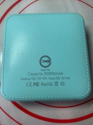 正方形迷你行動電源 20000mAh (綠）