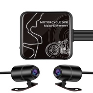 VSYSTO D6WL Motorcycle Dash Camera No Screen Safe Driving 130°Wide Angle IP67 Waterproof Dual Motor 