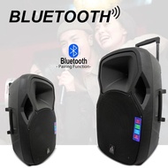 Portable Karaoke Amplifier Audio System Ampaudio 12 &amp; 15 Inch Bluetooth USB Portable Speaker