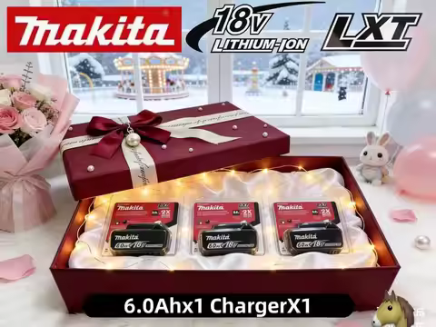 🏆🏅Makita 18V battery Makita original charger 5.0Ah 6.0Ah battery, Makita BL1830B L1840B L1850B L1860