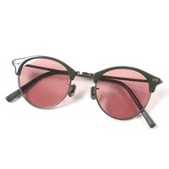 EYEVAN 7285 760 Boston Eyewear 太陽眼鏡，綠色和銀色，47□22-148，附眼鏡盒，日本製造，男士款，成色極佳。