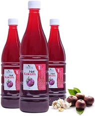 Tribal Ecoshop kokum Kashaya/Hot kokum - Pack of 3 | 100% Pure & Natural | No Added Preservatives | 