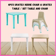 4PCS Uratex Kiddie Chair & Uratex Table / Set Table and Chair
