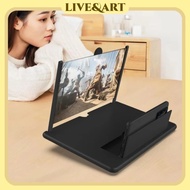 Cell Phone Screen Magnifier HD Video Amplifier Stand Bracket 3D Screen Phone Stand&G,Bracket_c my:T