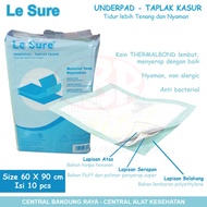LE Underpad Mattress Perlak/ Mattress Cover | 60 x 90 cm | 10 pcs