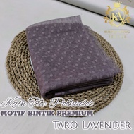 1/2 Meter Kain Tile / Tulle/ Tilla Polkadot Motif Bintik Premium Warna TARO LAVENDER Bahan Gamis Ana
