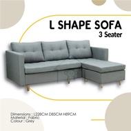 L SHAPE SOFA / 3 SEATER SOFA/FABRIC SOFA/SOFA SET/SOFA/LIVING HALL SOFA/LIVING SOFA