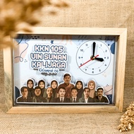 Jam Frame A4 Kado Kenang-Kenangan KKN