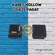 Karet Hollow 25x25 Full padat /Karet besi Hollow 25x25 padat