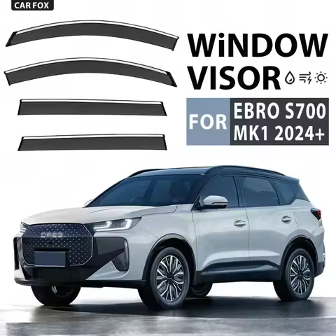 Pack of 4 for Ebro S700 Window Visor Cheryl Tiggo 7Pro Sun Visor