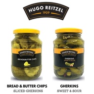 Hugo Reitzel Gherkins Sweet & Sour 680g 520g Pickled Cucumber