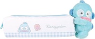 Tees Factory Sanrio Characters Always Together Pen Pouch, Hangyodon, Approx. H 5.5 x W 11.6 x D 2.6 