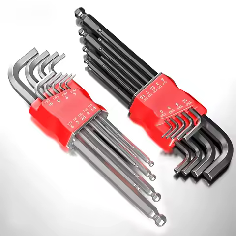 Allen Key Set，Allen Hex Wrench Screwdriver Set With Sleev Universal Torque Long Metric,for Motorcycl