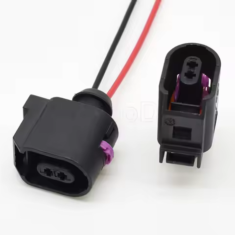 2Pins Auto Starter ABS Sensor Wire Cable Socket for VW Audi Car Antilock Braking System Waterproof C