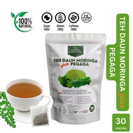 TEH DAUN MORINGA PLUS PEGAGA ORIGINAL HQ
