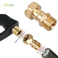 M22 14mm Thread Pressure Washer Swivel Joint Kink Free Connector Hose Fitting Metric M22 14mm male +