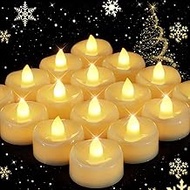 merrynights Flameless Candles, 24 Pack LED Tea Lights Candles Battery Operated, Last 200+ Hrs Flicke