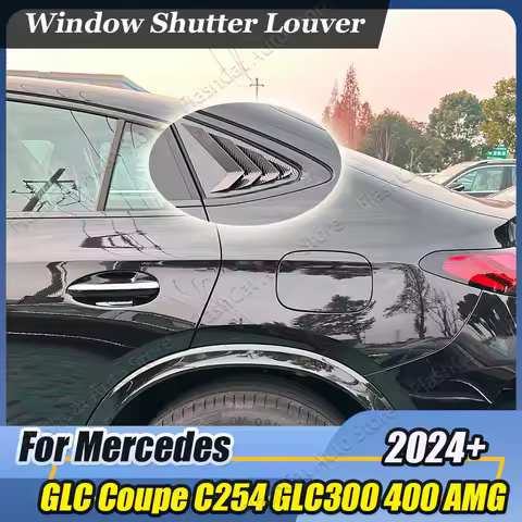 Car Rear Window Body Kits For Mercedes Benz GLC Coupe C254 GLC300 GLC400 2024 2025 Side Vent Shutter