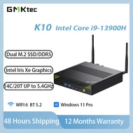 GMK K10 Intel Core i9 13900HK Gaming Office Intel Iris Xe Graphics 2× PCIe x4 SSD Windows PC