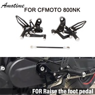 ชุดด้านหลังรถจักรยานยนต์ CNC ปรับได้ที่พักเท้าสำหรับเท้าหมุดด้านหลังสำหรับ800NK CFMOTO 2023 2024