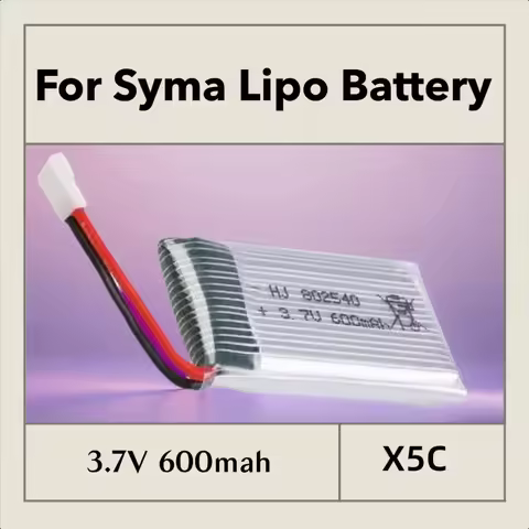 3.7V 600mah 802540 Drone for Syma Lipo Battery X5C X5C-1 X5 X5SC X5SW H5C V931 S5C S5W SS40 FQ36 FPV