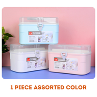 【SG STOCK】First Aid Box Medicine Tool Box Pill Storage Box Multi-Purpose 2 Tiers 3 Compartments Stor