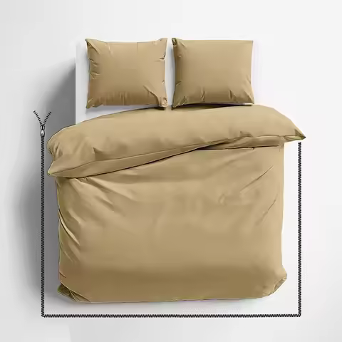 Side Zipper Duvet Cover Set Alaskan King 120 X 132-3 PCS Duvet Cover Set with 3 Sided Zipper Closure