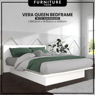 F&F : Vera Queen Bed Frame / Wooden Platform Bed Katil / wooden bedframe / katil kayu