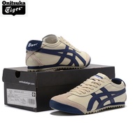 Asics Onitsuka Tiger (Tiger) Mexico 66 Men's Non-slip Leather Sneakers Sports Race