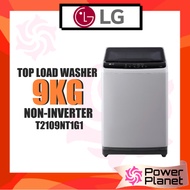 LG 9KG Top Load T2109NT1G1 (Grey) / 8KG T2108NT1W1 (White) Washer Washing Machine Non-Inverter Mesin