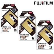 富士Instax Mini彩色底片接觸片，10-30張，適用於富士Mini 13、12、11、8、9、7s、25、40、41、26、70、90拍立得相機