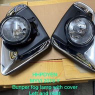 PERODUA MYVI NEW 2018 YEAR FRONT BUMPER LAMP WITH COVER (LEFT & RIGHT) [1PCS] READY STOCK
