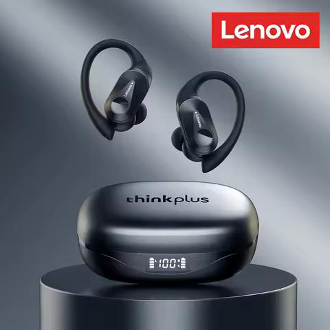 Lenovo LP75 Wireless TWS Sports Bluetooth5.3 Headphones Ear Hook Noise Reduction HiFi Stereo Waterpr