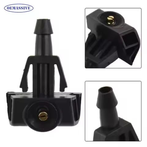 For Nissan Note 2006-2013 Black Plastic Car Windshield Washer Spray Nozzle Jet Wiper Fluid Sprayer 2