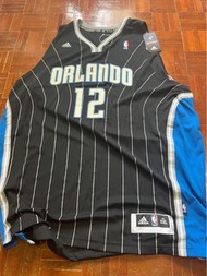 Adidas NBA Swingman Jersey 2XL 奧蘭多魔術 Orlando Magic #12 杜韋侯活 Dwight Howard 刺繡球衣