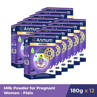 Anmum Materna Pregnancy Milk Powder Plain 180G x12