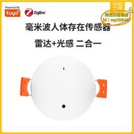 塗鴉智能吸頂人體存在傳感器吸頂毫米波人存在探測器Zigbee Wifi
