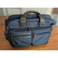 TUMI Alpha Bravo 2-way Business Bag/Shoulder Bag, Navy