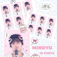 [HOT SALE] Kim Min-kue ID Photo mingyu unove 3cm ID Photo Printing Star Photo Genuine Album Same Sty
